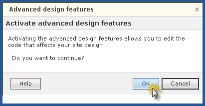 Microsoft Office Live - Advanced Design Features - OK