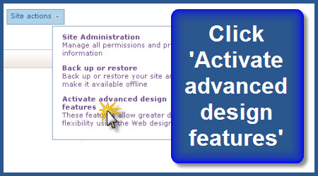 Microsoft Office Live - Advanced Design Features