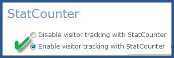 Zenfolio - Enable Visitor Tracking